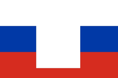 Russia flag Fotomontage