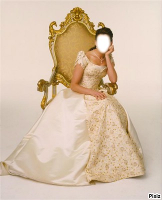Robe de princesse Photo frame effect