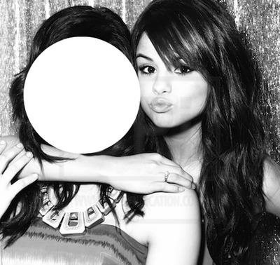Selena and mee Photomontage