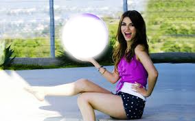 victoria justice Photo frame effect