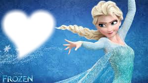 Elsa de Frozen Photo frame effect