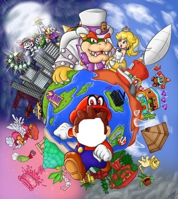 Mundo Mario 01 Fotomontasje