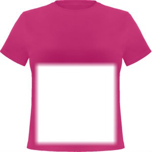 Розова тениска Montage photo