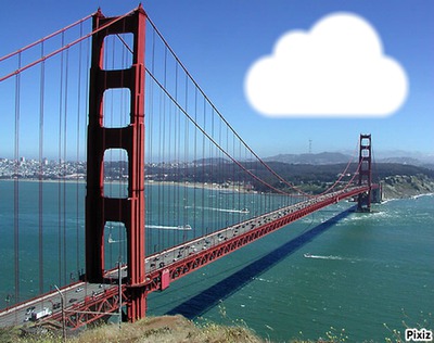 San Francisco Photo frame effect