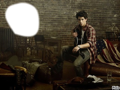 Nick Jonas Photo frame effect