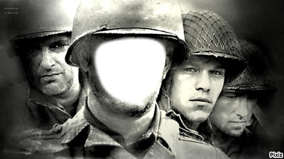 Soldat rian Fotomontage