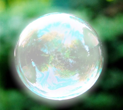 bulle d'eau Photomontage