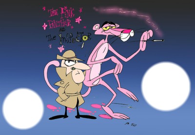 Pink Panther 9 Photo frame effect
