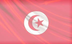 Drapeau Tunisie Фотомонтажа