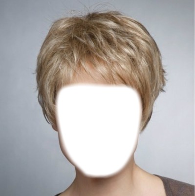 coupe de cheveux femme Fotomontaż