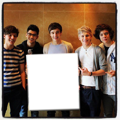 One direction Photo frame effect