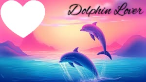 Dolphin Lover Fotomontažas