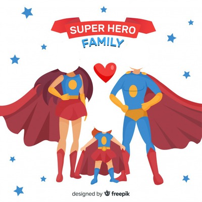 super family Fotomontasje