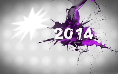 new year 2014 Fotomontagem