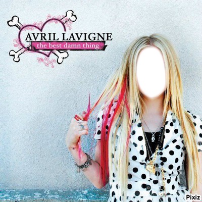 Avril Lavigne Fotomontáž