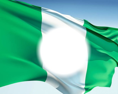 Nigeria flag Fotomontaż
