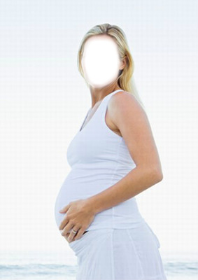 Femme enceinte Фотомонтажа