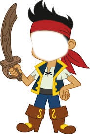 jack et les pirates Fotomontažas