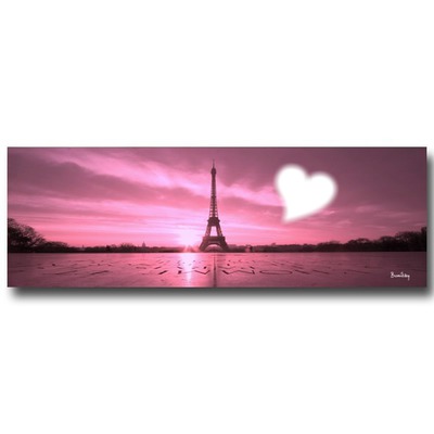 Paris love Fotomontažas