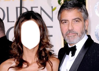 George Clooney Photo frame effect