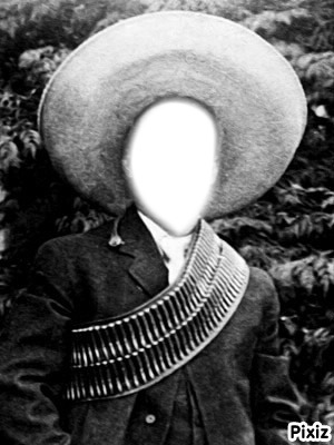 Pancho Villa Photo frame effect