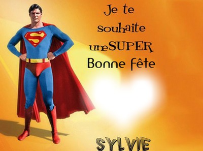 Bonne fête Sylvie Fotomontasje