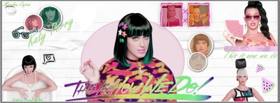 Capa da Katy Perry Montaje fotografico