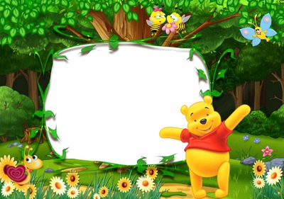 Winnie the pooh Fotomontāža