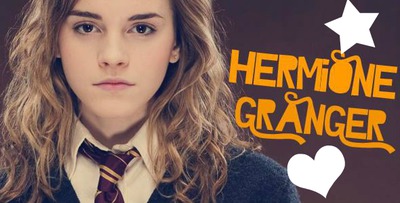 Hermione  diva Photo frame effect