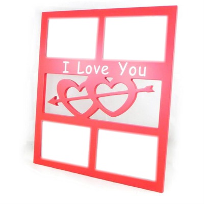 Cadre "ILOVEYOU"Ombe Photo frame effect