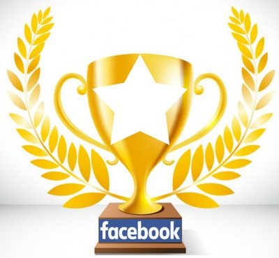 Facebook troféu Montaje fotografico
