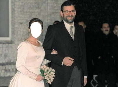 Rajoy boda Montaje fotografico