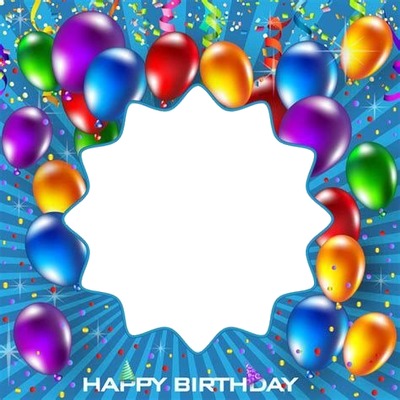 Happy Birthday, glob0s y confites. Fotomontasje