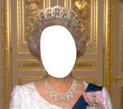 La reine d'Angleterre Fotomontaggio