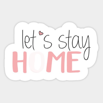 stay home Photo frame effect