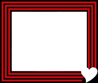 kırmızı frame Fotomontage