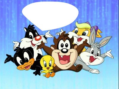baby looney tons Photo frame effect