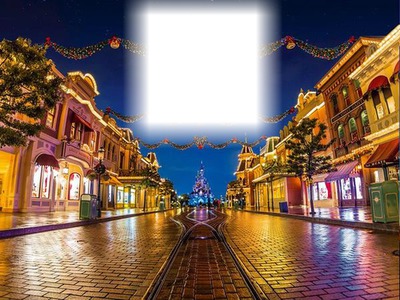 Disneyland Paris Photo frame effect