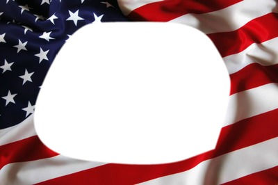 drapeau américain Photomontage