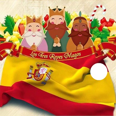 Reyes Magos Fotomontāža