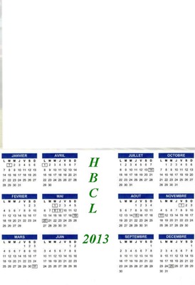 calendrier 2013 Photomontage