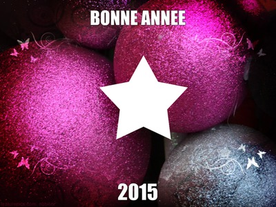 bonne année 2015 Photo frame effect