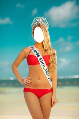 Miss England Fotomontáž