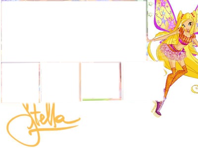 Stella Card (elif yapım) Fotomontažas