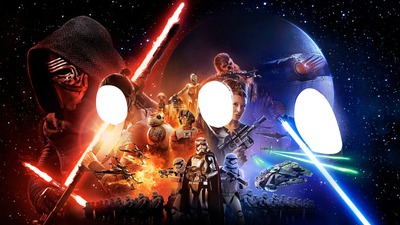 Star wars affiche 2 Fotomontagem