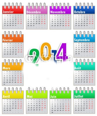 calendrier 2014 Valokuvamontaasi