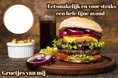 "hamburger" Fotomontáž