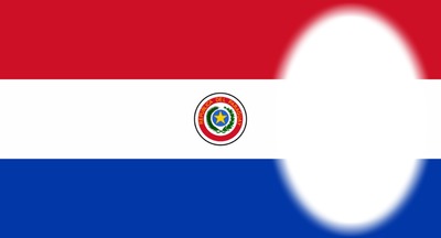 Paraguay bandera Photo frame effect