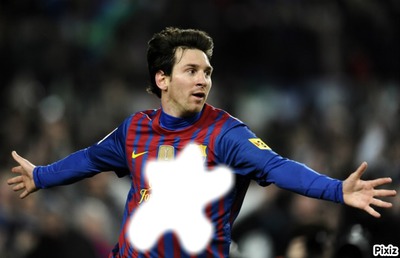 Messi !! Photo frame effect