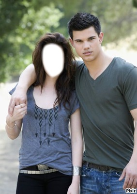 You and Taylor Lautner Photo frame effect
